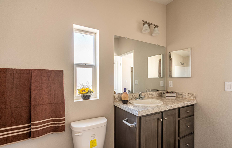 Canyon Lake 24563P | 3 bedroom, 2 bathroom, 1166 sqft home | Built by Cavco - Riverside in Riverside, CA.