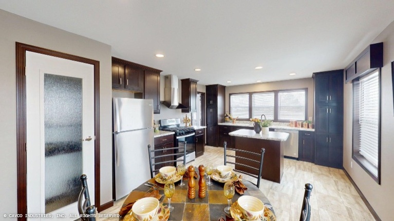 The Nokomis 28483B | 3 bedroom, 2 bathroom, 1329 sqft home | Built by Cavco - Montevideo in Montevideo, MN.
