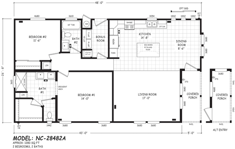 Pinnacle 28482A Manufactured Home from Cavco West, a Cavco Company