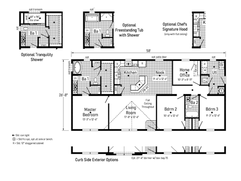 McIntoch | 3 bedrooom, 2 bathroom, 1547 sqft home | Built by Cavco - Goshen in Goshen, IN.