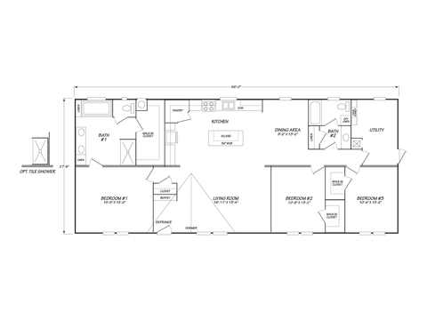 Topaz series | 3 bedroom, 2 bathroom, 1848 sqft home. Built by Cavco - Duncan in Duncan, OK
