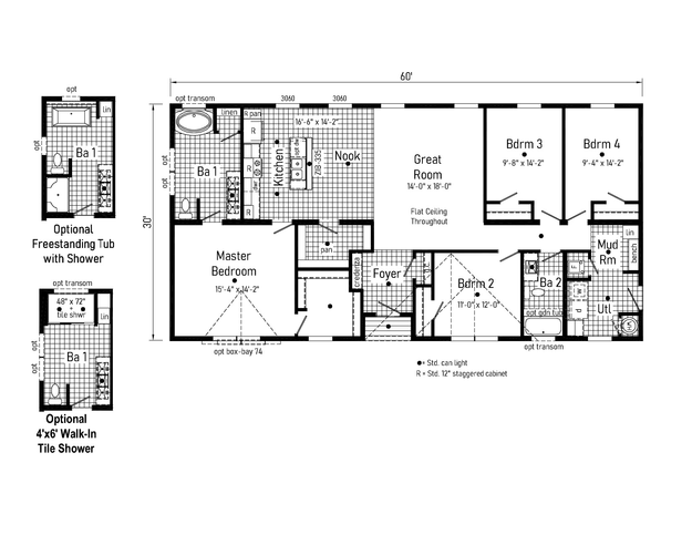 3 Bed Manufactured Home (Ranch) for Sale - Stonegate 32603H