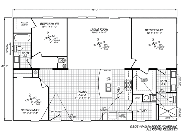 Ventura VI 30483C Modular or Manufactured Home from Palm Harbor Homes ...