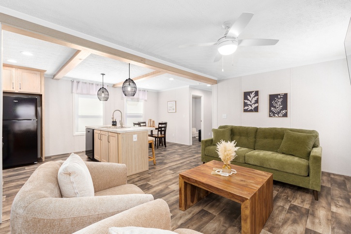Bungalow 12 24482A | 2 bedroom, 2 bathroom, 1022 sqft home. Built by Cavco - Clarion in Shippenville, PA.