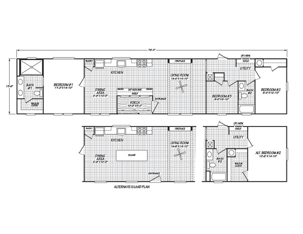 Pegasus 16763H Manufactured Home from Fleetwood Homes, a Cavco Company