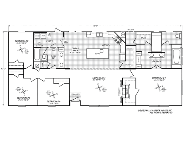 Magnum 30704M Manufactured Home from Palm Harbor Homes, Tomball 