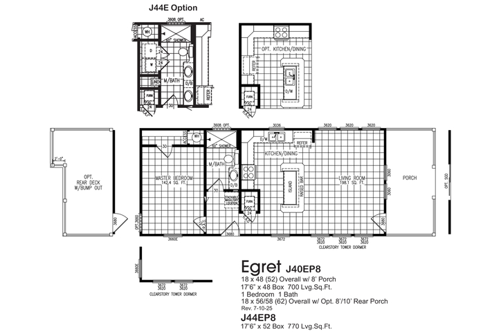 Egret J44EP8 Smart Cottage Home Series Oklahoma City OK