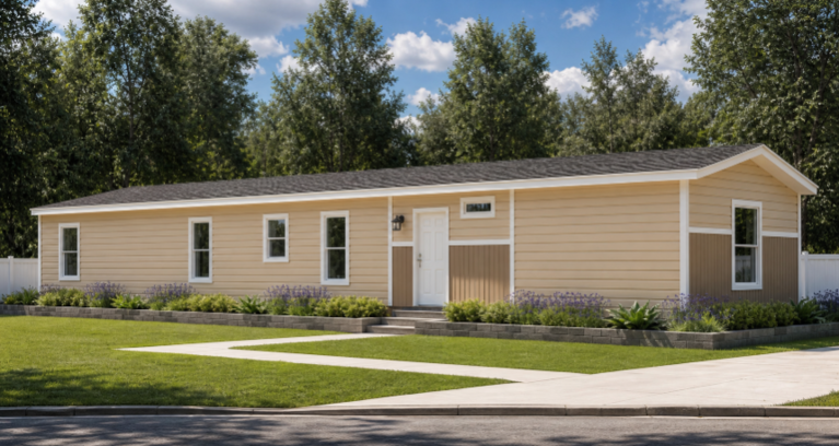 Violet | 3 bedroom, 2 bathroom, 1165 sqft home. Built by Cavco - Waco in Waco, TX. National Community house.