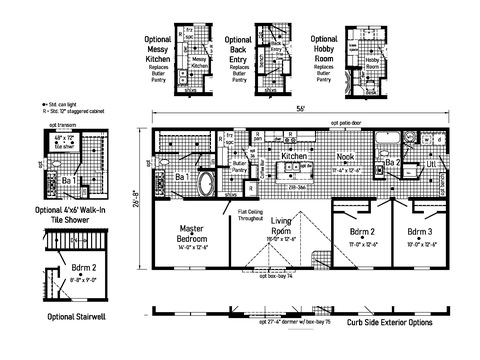 Essence 16 | 3 bedroom, 2 bathroom, 1493 sqft home | Built by Cavco - Goshen in Goshen, IN.