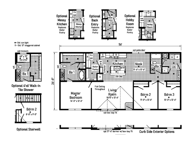 Essence 16 | 3 bedroom, 2 bathroom, 1493 sqft home | Built by Cavco - Goshen in Goshen, IN.