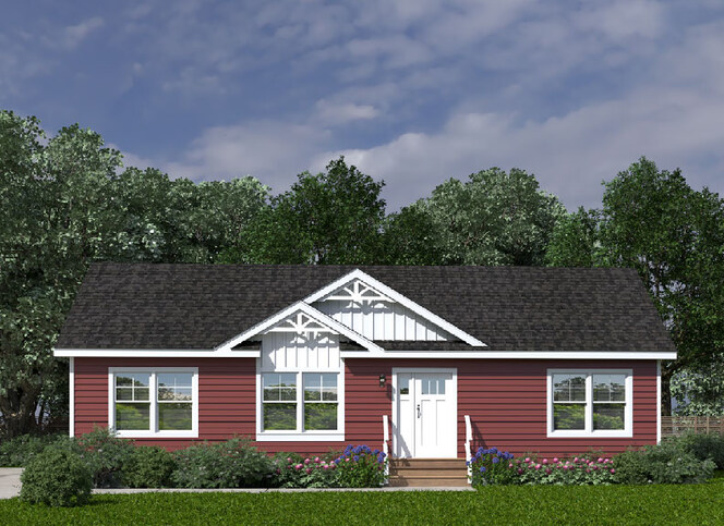Homestead VI | 3 bedroom, 2 bathroom, 1456 sqft home | Built by Cavco - Martinsville in Martinsville, VA.