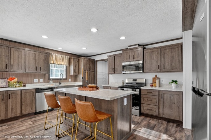 Amelia 32563B | 3 bedroom, 2 bathroom, 1680 sqft home. Built by Cavco - Shippenville in Shippenville, PA.