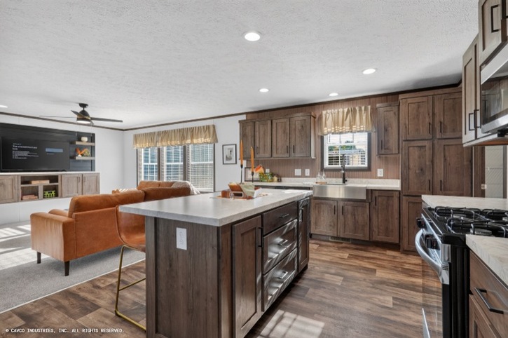 Amelia 32563B | 3 bedroom, 2 bathroom, 1680 sqft home. Built by Cavco - Shippenville in Shippenville, PA.