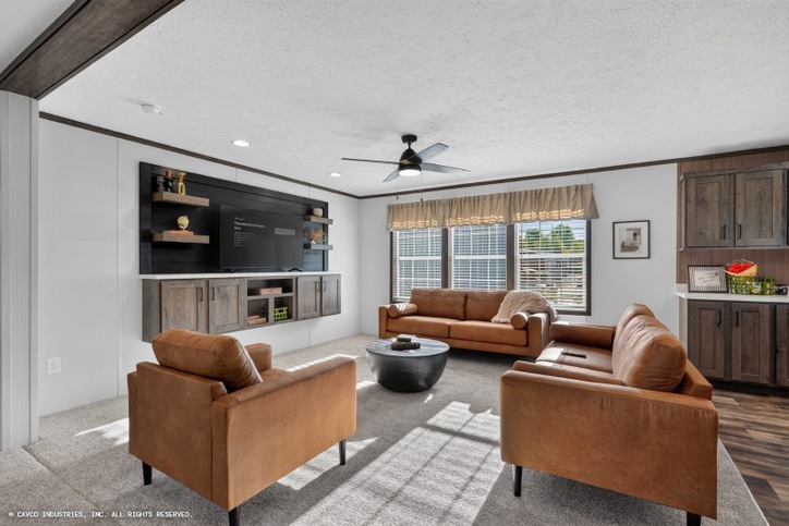 Amelia 32563B | 3 bedroom, 2 bathroom, 1680 sqft home. Built by Cavco - Shippenville in Shippenville, PA.