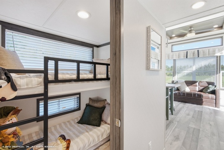 Veranda 12342D | 1 bedroom, 1 bathroom, 399 sqft park model. Built by Cavco = Nappanee in Nappanee, IN.