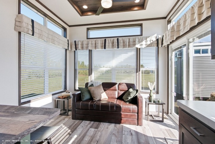 Veranda 12342D | 1 bedroom, 1 bathroom, 399 sqft park model. Built by Cavco = Nappanee in Nappanee, IN.