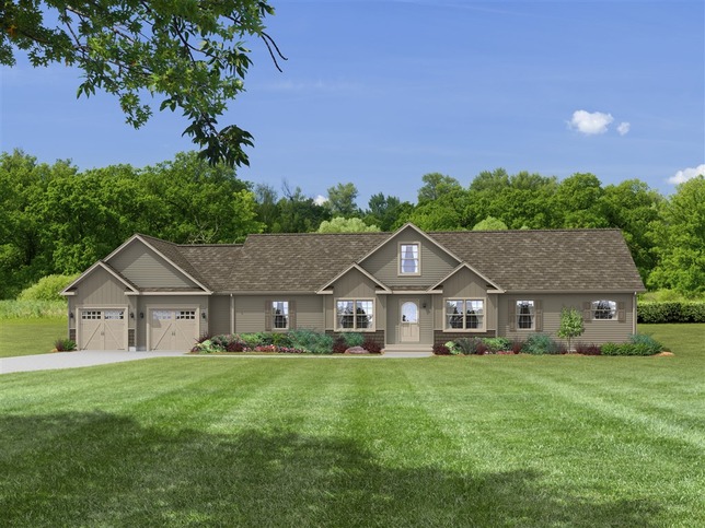 Bellevue | 3 bedroom, 2 bathroom, 1707 sqft home | Built by Cavco - Goshen in Goshen, IN.
