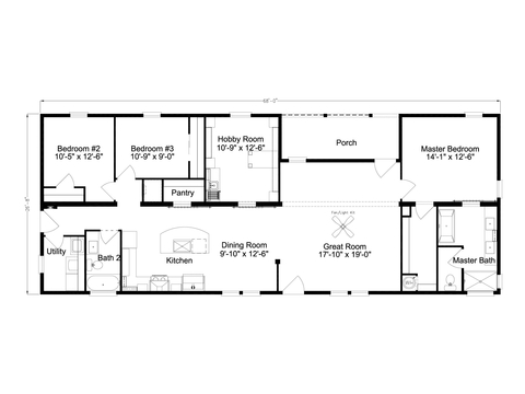 Davan | 3 bedroom, 2 bathroom, 1813 sqft home. Built by Cavco - Plant City in Plant City, FL