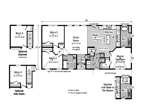 Ultra 9 | 3 bedroom, 2 bathroom, 1531 sqft home | Built by Cavco - Goshen in Goshen, IN.
