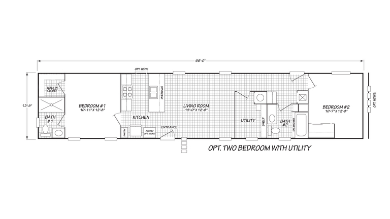 Pure Homes 14663M | 3 bedroom, 2 bathroom, 901 sqft home | Built by Cavco -Woodburn in Woodburn, OR.