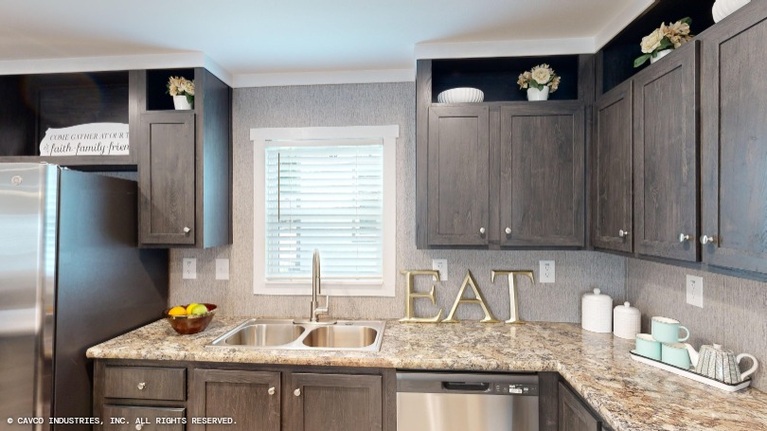 Maple 28604T | 4 bedroom, 2 bathroom, 1600 sqft home. Built by Cavco - Lancaster in Lancaster, TX.