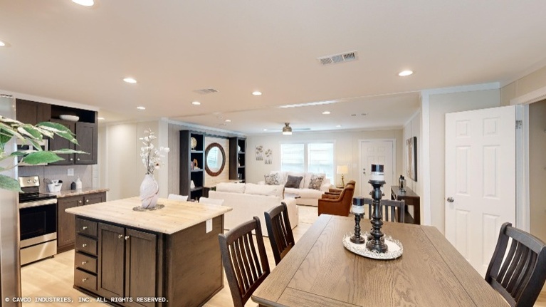 Maple 28604T | 4 bedroom, 2 bathroom, 1600 sqft home. Built by Cavco - Lancaster in Lancaster, TX.