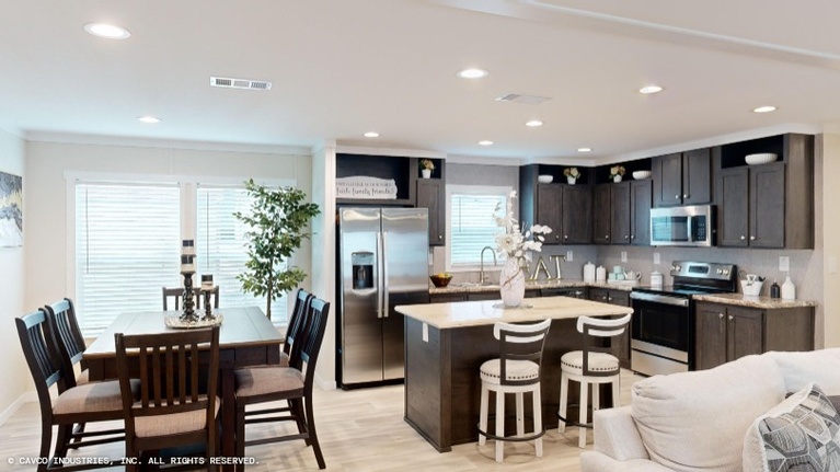 Maple 28604T | 4 bedroom, 2 bathroom, 1600 sqft home. Built by Cavco - Lancaster in Lancaster, TX.