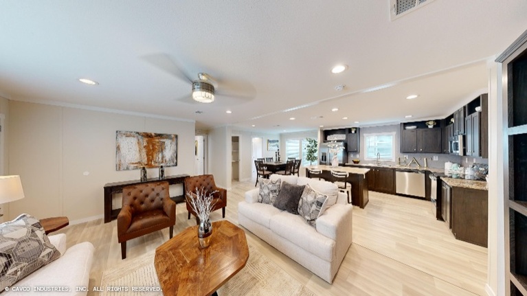 Maple 28604T | 4 bedroom, 2 bathroom, 1600 sqft home. Built by Cavco - Lancaster in Lancaster, TX.