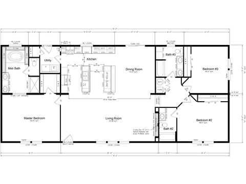 The Bellingham 2.0 | 3 bedroom, 2 bathroom, 2100 sqft home | Built by Cavco - Millersburg in Millersburg, OR.