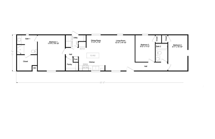 Solitaire 16723A Manufactured Home from Solitaire Homes South, a Cavco