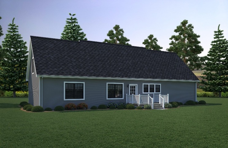 Saddle Ridge 28663A | 3 bedroom, 2 bathroom, 1673 sqft home | Built by Cavco - Crouse in Crouse, NC.