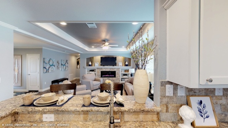 Comfort 32764T | 4 bedroom, 3 bathroom, 2040 sqft home. Built by Cavco - Lake Arlington in Fort Worth, TX.