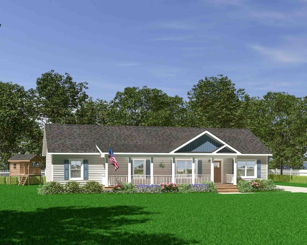 Heartland III | 3 bedroom, 2 bathroom, 1825 sqft home | Built by Cavco - Martinsville in Martinsville, VA.