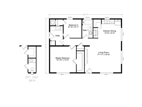 ADU River's Edge | 1 bedroom, 1 bathroom, 972 sqft home | Built by Cavco - Millersburg in Millersburg, OR.