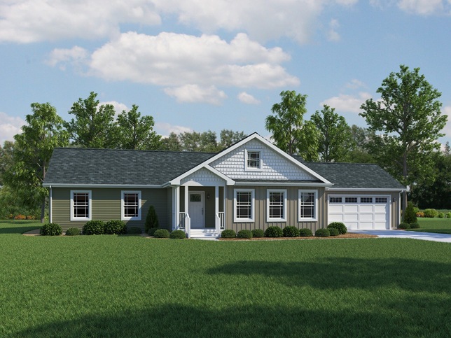 Binkley 41563AM | 3 bedroom, 2 bathroom, 2132 sqft home. Built by Cavco - Manorwood in Emlenton, PA.