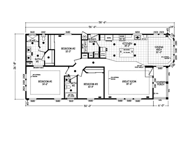 Pacifica 28593A Manufactured Home from Cavco West, a Cavco Company