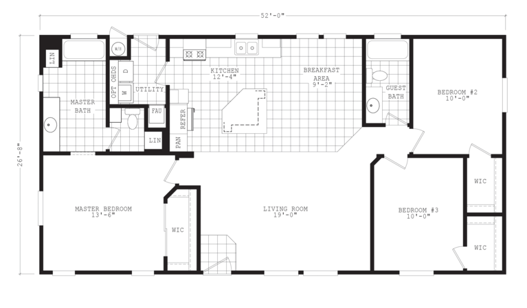 Sierra Value 28523A Manufactured Home from Durango Homes, a Cavco Company