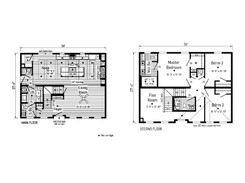 Le Fantastique 28363BM | 3 bedroom, 2 bathroom, 1968 sqft home. Built by Cavco - Emlenton in Emlenton, PA