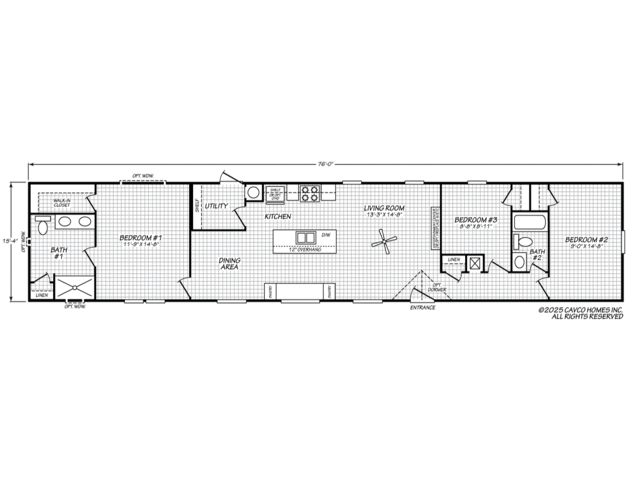The Cavco Carter - READY FOR IMMEDIATE DELIVERY 16763A Tulsa OK