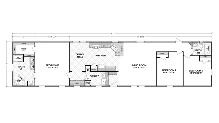 Solitaire 18803B Manufactured Home from Solitaire Homes South, a Cavco ...