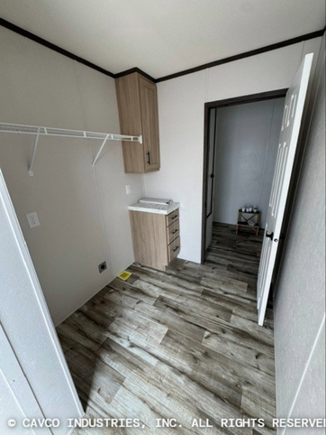 Landmark 16763B | 3 bedroom, 2 bathroom, 1178 sqft home | Built by Cavco - Waco in Waco, TX.