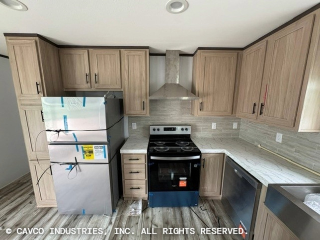 Landmark 16763B | 3 bedroom, 2 bathroom, 1178 sqft home | Built by Cavco - Waco in Waco, TX.