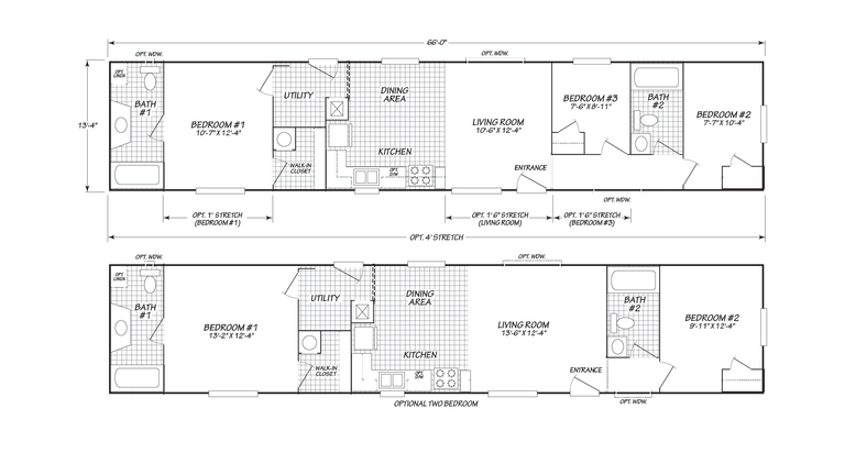 Pure Homes 14663P | 3 bedroom, 2 bathroom, 880 sqft home. Built by Cavco - Nampa in Nampa, ID.