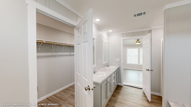 Outlook 28764A | 4 bedroom, 2 bathroom, 2026 sqft home. Built by Cavco - Lancaster in Lancaster, TX.
