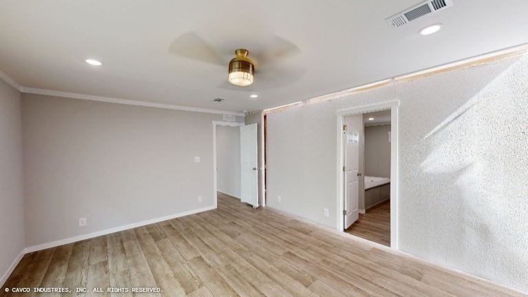 Outlook 28764A | 4 bedroom, 2 bathroom, 2026 sqft home. Built by Cavco - Lancaster in Lancaster, TX.
