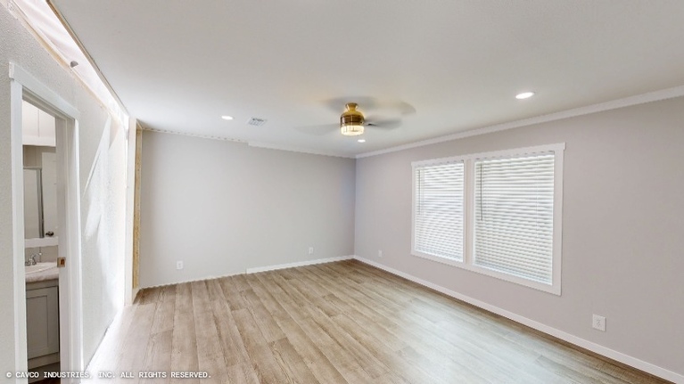 Outlook 28764A | 4 bedroom, 2 bathroom, 2026 sqft home. Built by Cavco - Lancaster in Lancaster, TX.