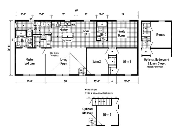 Beacon Prestige 28603A | 3 bedroom, 2 bathroom, 1600 sqft home. Built by Cavco - Shippenville in Shippenville, PA.