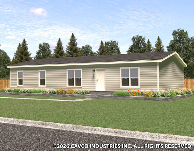 Marley 28564P | 4 bedroom, 2 bathroom, 1493 sqft home | Built by Cavco - Waco in Waco, TX.