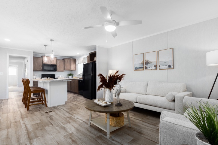 Hellcat 16763B | 3 bedroom, 2 bathroom, 1140 sqft home. Built by Cavco - Clarion in Shippenville, PA.