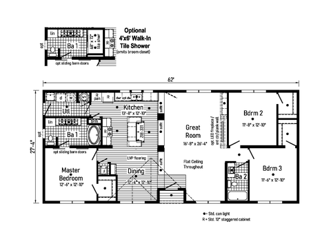 Grand 1.0 | 3 bedroom, 2 bathroom, 1695 sqft home | Built by Cavco - Goshen in Goshen, IN.